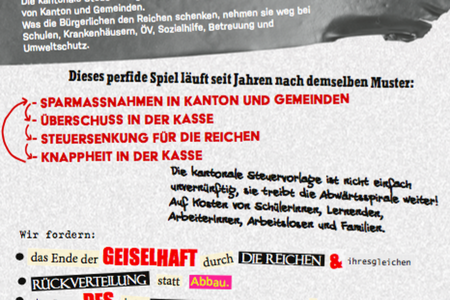 “Diese öffentliche Dienstleistung wird infolge Sparmassnahmen geschlossen”